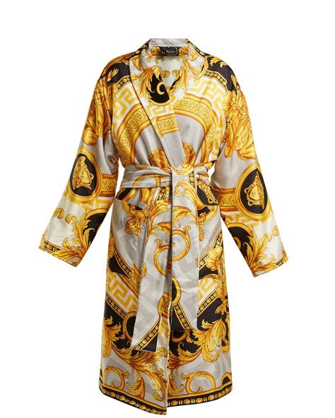 versace women's robe|versace baroque robe.